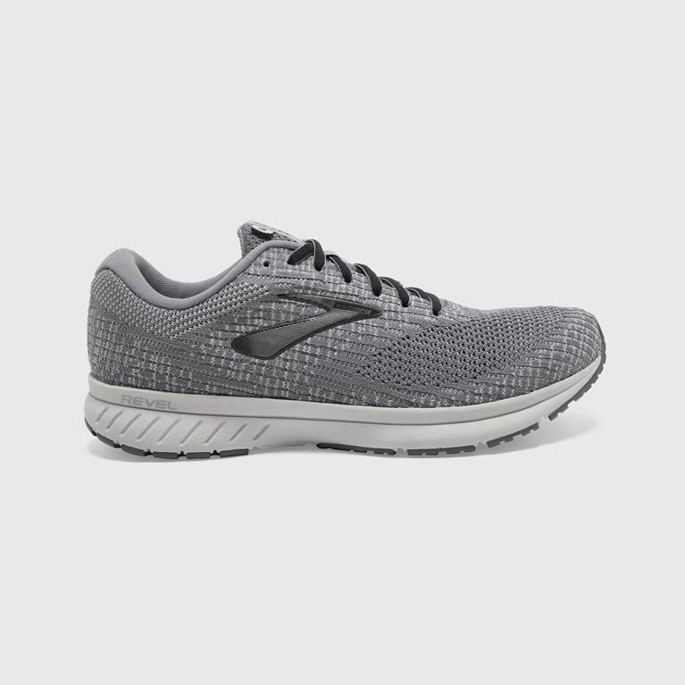 Brooks Revel 3 Australia - Men's Road Running Shoes - Grey (328697-IKL)